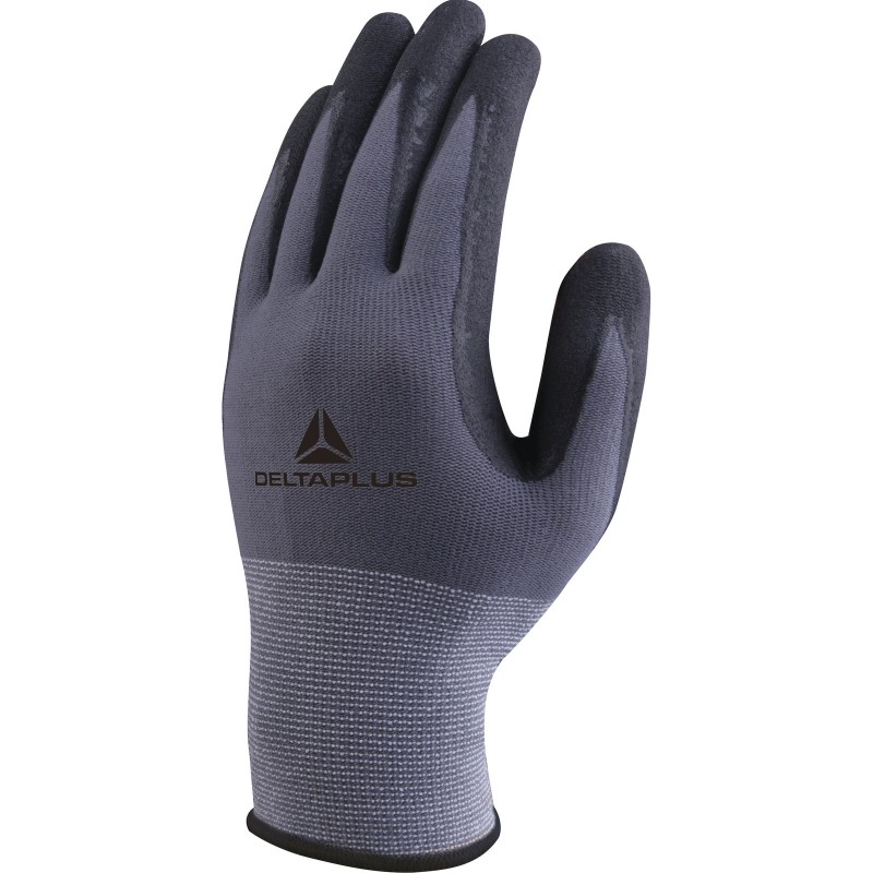 GLOVE WITH NITRILE DOTS ON PALM VE727
