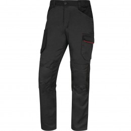 WORKING TROUSERS STRETCH M2PA3STR Grey-Red