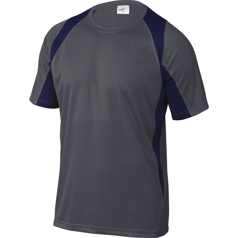 TEE-SHIRT BALI Gris-Bleu Marine