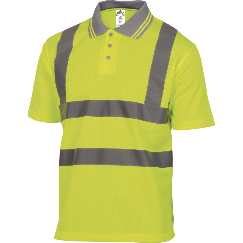 HIGH VISIBILITY POLO OFFSHORE Fluorescent yellow