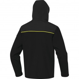 VESTE SOFTSHELL HORTEN2 Noir-Jaune