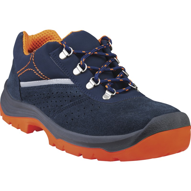 CHAUSSURES DE SECURITE RIMINI4 S1P SRC Bleu Marine-Orange