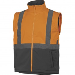 PARKA TARMAC Orange fluo-gris